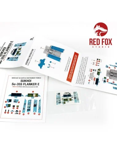 1/48 Szu 35S Flanker E (for GWH kit), 1/48 - Red Fox Studio RFSQS-4...
