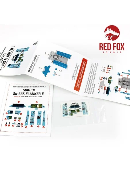 1/48 Szu 35S Flanker E (for GWH kit), 1/48 - Red Fox Studio RFSQS-4...
