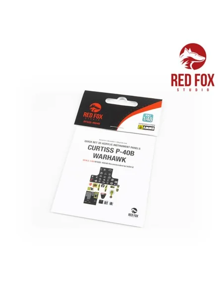 1/48 Curtiss P-40B Warhawk (for Airfix kit), 1/48 - Red Fox Studio ...