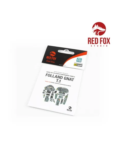 [NO_DESC] 1/48 Folland Gnat T.1 (for Airfix kit), 1/48 - Red Fox St...
