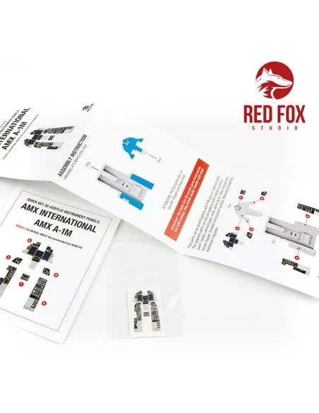 1/48 AMX A-1M (for Kinetic kit), 1/48 - Red Fox Studio RFSQS-48051
