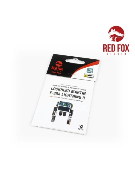 1/48 F-35A Lightning II (for Meng kit), 1/48 - Red Fox Studio RFSQS...