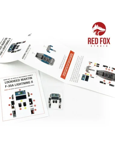 1/48 F-35A Lightning II (for Meng kit), 1/48 - Red Fox Studio RFSQS...