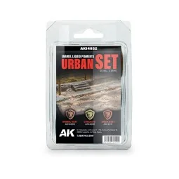 URBAN SET - Liquid Pigment (3 ref) - AK Interactive AK14032