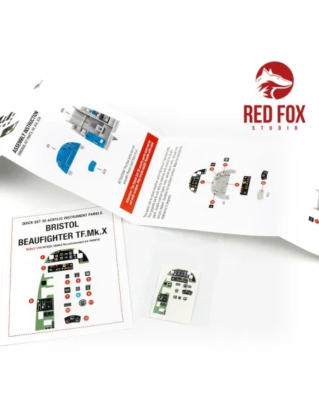 1/48 Bristol Beaufighter TF Mk.X (for Tamiya kit), 1/48 - Red Fox S...