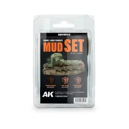 MUD SET - Liquid Pigment (3 ref) - AK Interactive AK14033