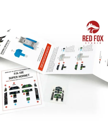 1/48 F/A-18E Super Hornet (for Hasegawa kit), 1/48 - Red Fox Studio...