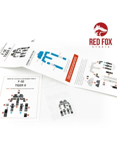 1/48 F-5E Tiger II (for AFV Club kit), 1/48 - Red Fox Studio RFSQS-...