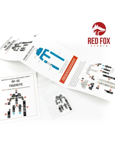 1/48 RF-5E Tigereye (for AFV Club kit), 1/48 - Red Fox Studio RFSQS...