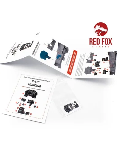 1/48 P-51D-5 Mustang (for Meng Model kit), 1/48 - Red Fox Studio RF...