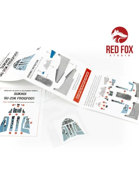 1/48 Sukhoi Su-25K (for Zvezda kit), 1/48 - Red Fox Studio RFSQS-48079