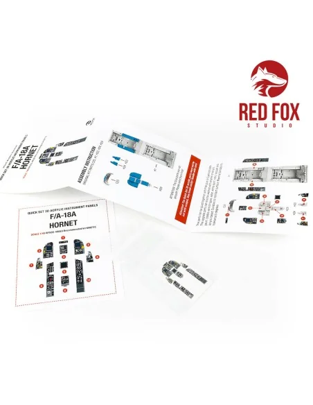 1/48 F/A-18A Hornet (for Kinetic kit), 1/48 - Red Fox Studio RFSQS-...