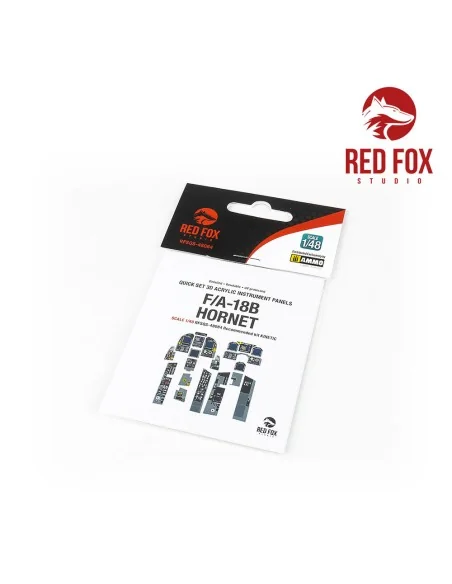 [NO_DESC] 1/48 F/A-18B Hornet (for Kinetic kit), 1/48 - Red Fox Stu...