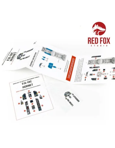 1/48 F/A-18C Hornet (for Kinetic kit), 1/48 - Red Fox Studio RFSQS-...