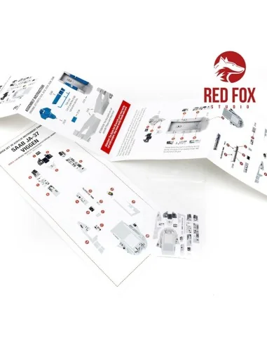 [NO_DESC] Saab JA-37 Viggen (for Special Hobby kit), 1/48 - Red Fox...