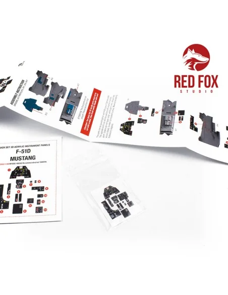 1/48 F-51D Mustang (for Tamiya kit), 1/48 - Red Fox Studio RFSQS-48092