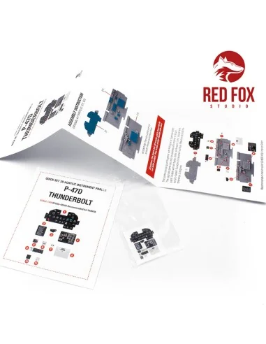 1/48 P-47D Thunderbolt (for Tamiya kit), 1/48 - Red Fox Studio RFSQ...