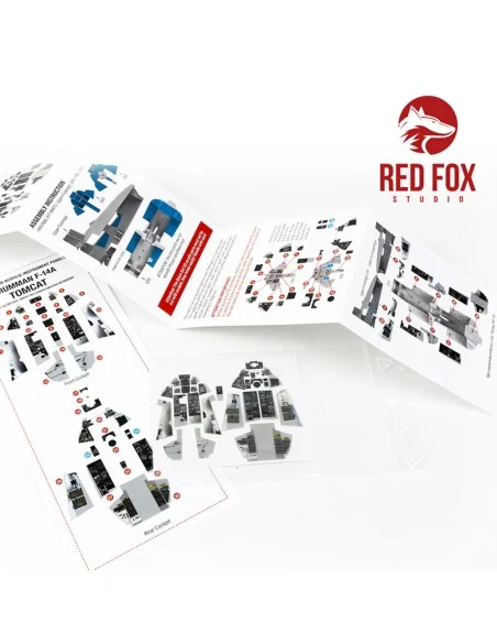 [NO_DESC] 1/48 Grumman F-14A Tomcat (for Academy kit), 1/48 - Red F...