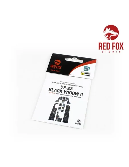 1/48 YF-23 Black Widow II (for Hobby Boss kit), 1/48 - Red Fox Stud...