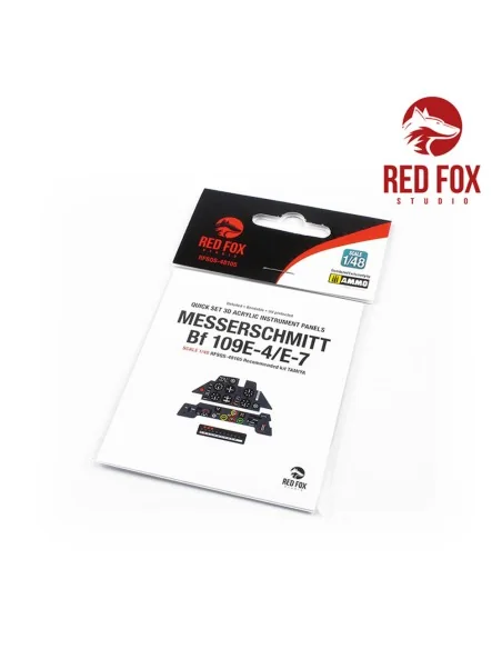 1/48 Messerschmitt Bf 109E-4/7 (for Tamiya kit), 1/48 - Red Fox Stu...