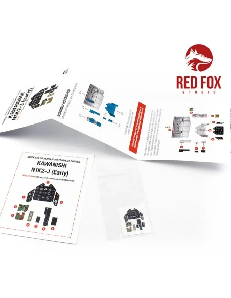 1/48 Kawanishi N1K2-J (Early) (for Hasegawa kit), 1/48 - Red Fox St...