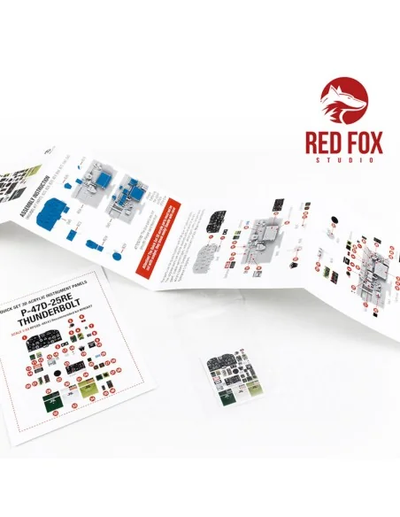 1/48 P-47D 25RE Thunderbolt (for Miniart kit), 1/48 - Red Fox Studi...