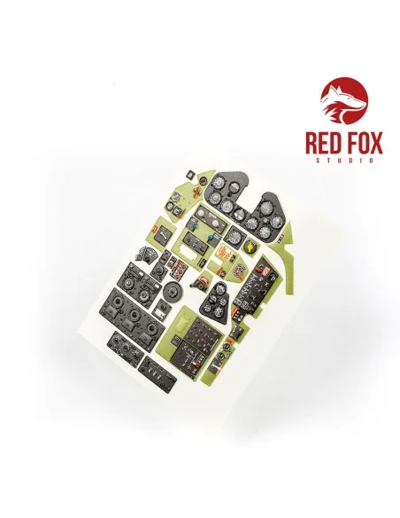 [NO_DESC] 1/24 Grumman F6F-5 Hellcat (for Airfix kit), 1/24 - Red F...