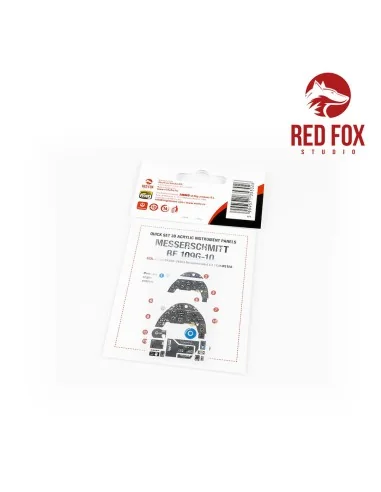 1/24 Bf 109G-10 (for Trumpeter kit), 1/24 - Red Fox Studio RFSQS-24003