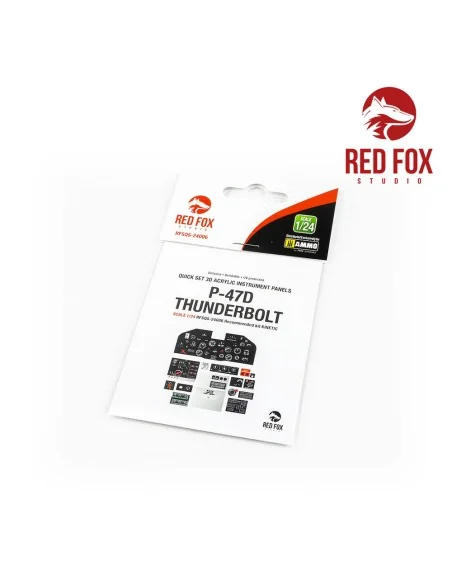 1/24 P-47D Thunderbolt (for Kinetic kit), 1/24 - Red Fox Studio RFS...