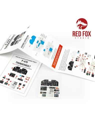 1/24 P-47D Thunderbolt (for Kinetic kit), 1/24 - Red Fox Studio RFS...