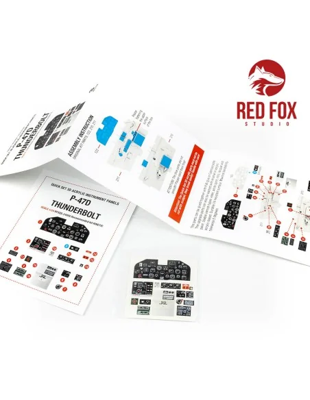 [NO_DESC] 1/24 P-47D Thunderbolt (for Kinetic kit), 1/24 - Red Fox ...