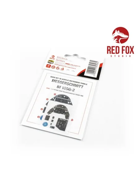 1/24 Messerschmitt Bf 109G-2 (for Trumpeter kit), 1/24 - Red Fox St...