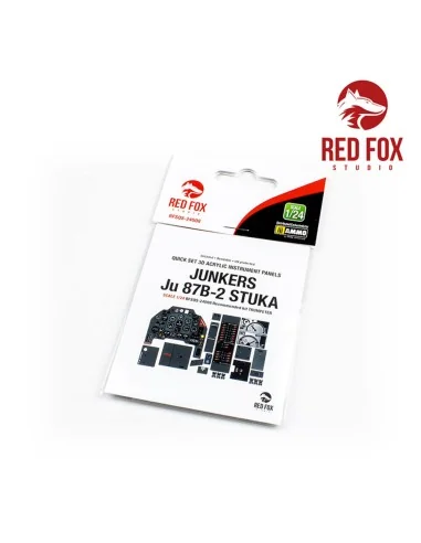 1/24 Junkers Ju 87B-2 Stuka (for Trumpeter Kit), 1/24 - Red Fox Stu...