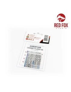 1/24 European Lincense plates vol.05, 1/24 - Red Fox Studio RFSQS-2... 2