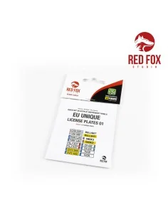 1/24 Unique License plates vol.01 (EU form), 1/24 - Red Fox Studio ...