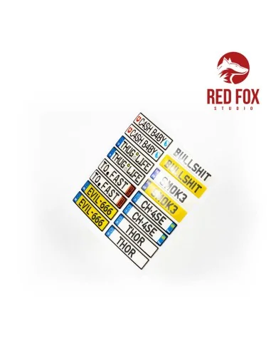 1/24 Unique License plates vol.01 (EU form), 1/24 - Red Fox Studio ...