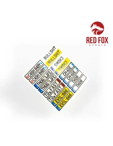 1/24 Unique License plates vol.01 (EU form), 1/24 - Red Fox Studio ...