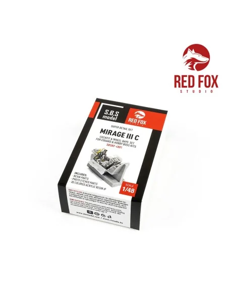 [NO_DESC] 1/48 Mirage III C (for Hobby Boss kit), 1/48 - Red Fox St...