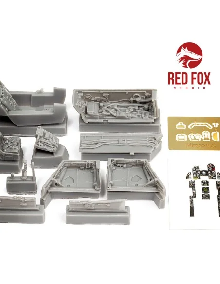 1/48 Mirage III C (for Hobby Boss kit), 1/48 - Red Fox Studio RFSQS...