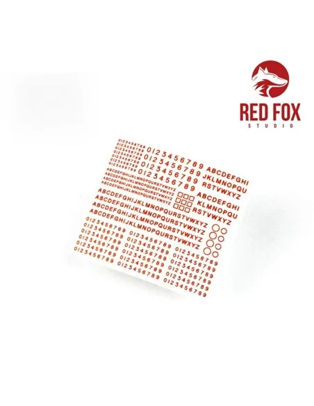 3D Resin Foundry Numeral & Letters for British AFV’s vol.01, 1/35 -...