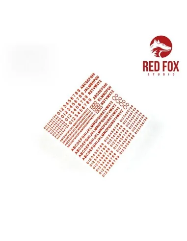 3D Resin Foundry Numeral & Letters for British AFV’s vol.01, 1/35 -...