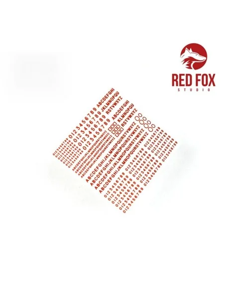 3D Resin Foundry Numeral & Letters for British AFV’s vol.01, 1/35 -...
