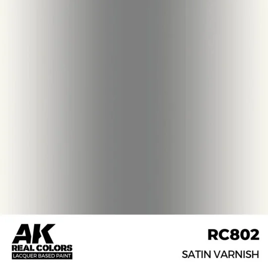 Real Colors: Satin Varnish 17 ml. - AK Interactive RC802