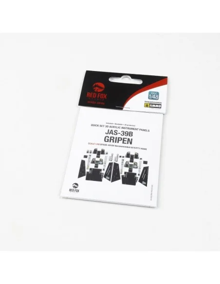 Jas-39B Gripen for Kitty Hawk, 1/48 - Red Fox Studio RFSQS-48188