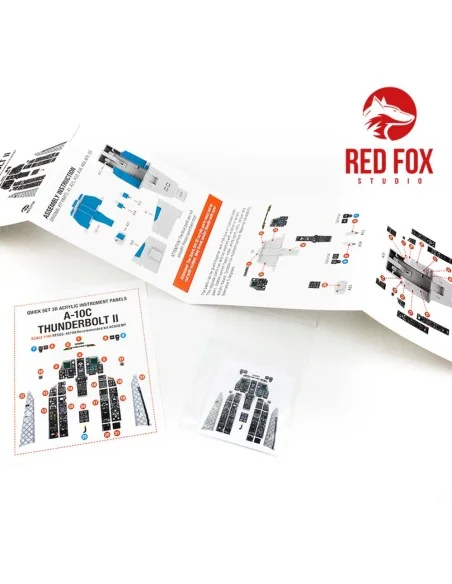 A-10C Thunderbolt II (for Academy/Hobby 2000 kits), 1/48 - Red Fox ...