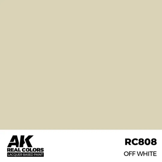Real Colors: Off White 17 ml. - AK Interactive RC808