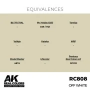 Real Colors: Off White 17 ml. - AK Interactive RC808 Real Colors: Off White 17 ml. - AK Interactive RC808