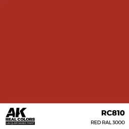 Real Colors: Red RAL 3000 17 ml. - AK Interactive RC810