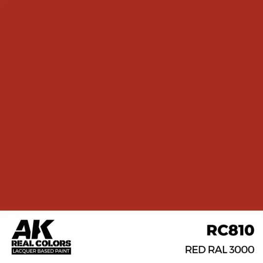 Real Colors: Red RAL 3000 17 ml. - AK Interactive RC810