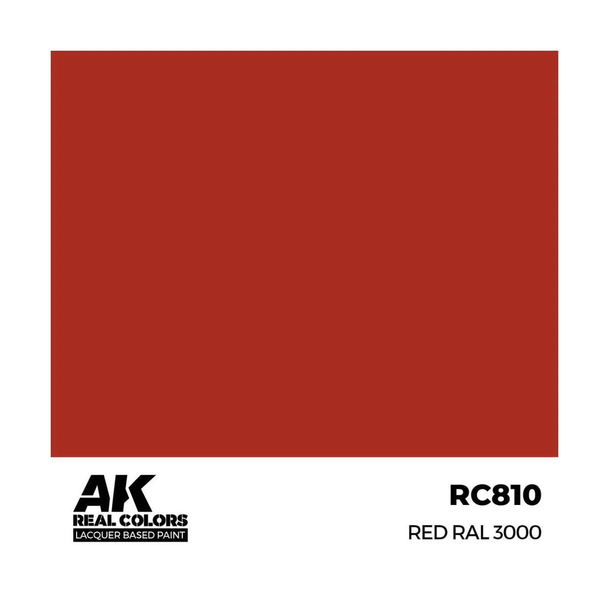 Real Colors: Red RAL 3000 17 ml. - AK Interactive RC810